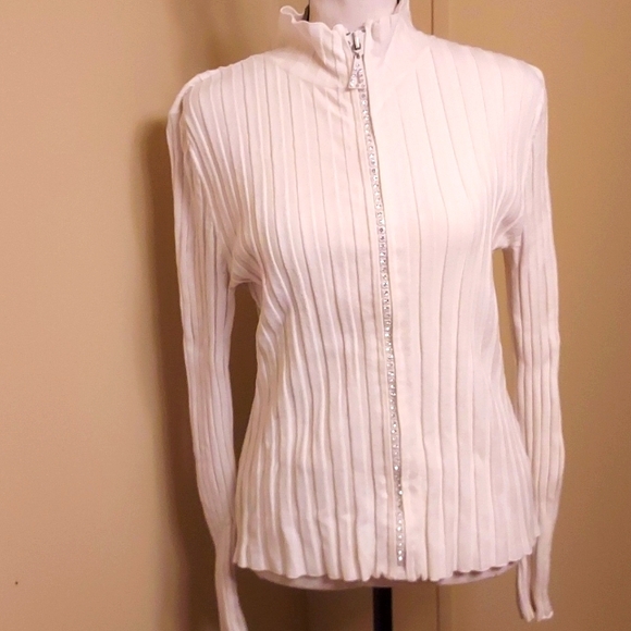 Fontana Cream Ribbed Top - Picture 1 of 5